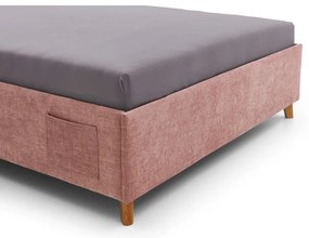 Różowe łóżko dziecięce 120x200 cm Fun – Meise Möbel