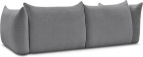 Szara sofa z materiału bouclé 286 cm Azra – Bobochic Paris