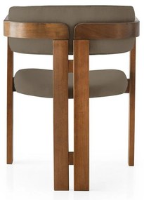 Krzesło do jadalni CO Light Brown and Walnut