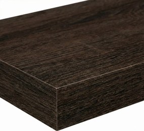 Półka ścienna czarny, 80 cm