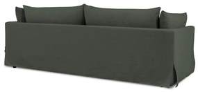 Ciemnozielona sofa 244 cm Horn – Scandic