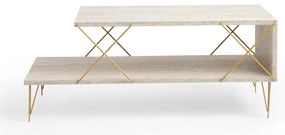Stolik konferencyjny Loire Gold Travertine