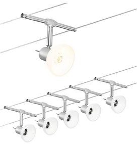 Paulmann 94136 - ZESTAW 5xGU5,3/10W Oświetlenie punktowe SHEELA 230V chrom błyszczący