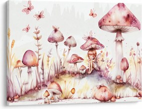 Obraz - Różowa wróżka (70x50 cm)