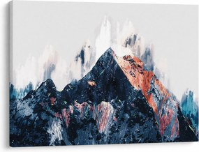 Obraz - Abstrakcyjna góra (70x50 cm)