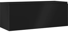 Mexen Orio szafka łazienkowa podumywalkowa 120 cm, 1 szuflada, czarna mat - 91A10-12047-1-BF71