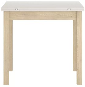 Rozkładany stół jadalny FLIP 80(160)X80 cm, kaszmir/dąb Cremona Torro