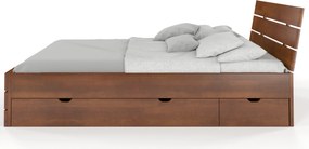 Łóżko bukowe Visby Sandemo High Drawers