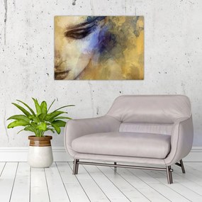 Obraz - Portret kobiety, rysunek (70x50 cm)