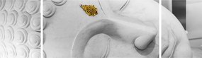 Obraz - Biały Budda (170x50 cm)