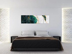 Obraz - Turkusowy marmur (170x50 cm)