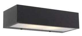 Designerski Kinkiet / Lampa scienna podłużny czarny 25cm - HouxDesignerski Oswietlenie wewnetrzne