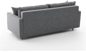 Ciemnoszara rozkładana sofa 210 cm Eva – Balcab Home
