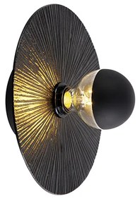Orientalna lampa sufitowa czarna - KongeKolonialny Oswietlenie wewnetrzne