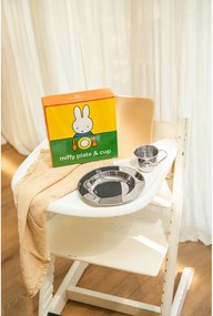 Zestaw naczyń dla dzieci 2 szt. ze stali nierdzewnej Miffy – Zilverstad