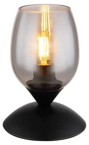 Globo 24007S - Dotykowa lampa stołowa KUWAITA 1xE14/25W/230V czarna