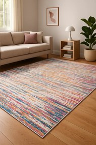 Szaro-kolorowy dywan nowoczesny do salonu C1-S22