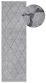 Szary chodnik 80x240 cm Perrotin Light Grey – Elle Decoration