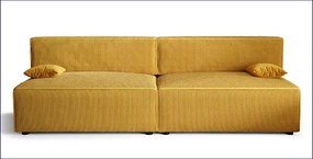 Żółta rozkładana sofa K5-L02