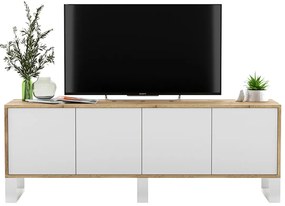 Szafka rtv dąb wotan + biały E7-B97