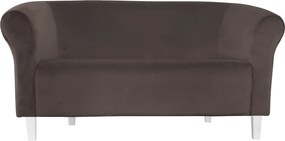 Sofa Milo tkanina Welur : Kolor nogi - Biała, Kolor tkaniny - VELVET - MG05, Typ tkaniny - Velvet, Wysokość nogi - 15 cm