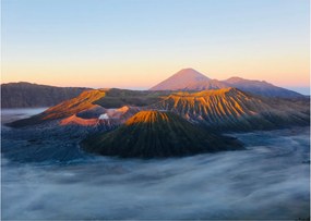 Obraz na szkle góry Bromo w Indonezji (70x50 cm)