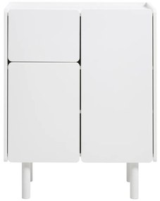 Biała szafka 80x100x40 cm Bera – Unique Furniture