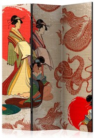 Parawan dwustronny Orient 135x172 cm 3-częściowy beżowy ARTGEIST B