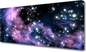 Obraz drukowany na płótnie Galaktyczna Podróż przez Kosmos