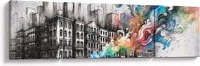 Obraz - Przemysłowe życie (170x50 cm)