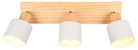 Biało-naturalna lampa punktowa ø 9 cm Shanti – Trio