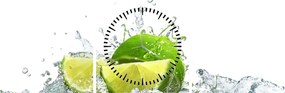 Obraz - Limes (z zegarem) (90x30 cm)