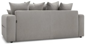 Jasnoszara sofa rozkładana Envy – Bobochic Paris