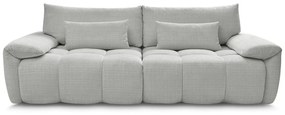 Jasnoszara sofa z tkaniny szenilowej 264 cm Ivane – Bobochic Paris