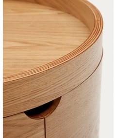 Szafka nocna w dekorze jesionu Octavia – Kave Home