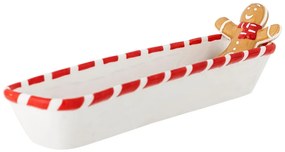 Biała ceramiczna miska ze świątecznym motywem 110 ml Ginnie – Bloomingville
