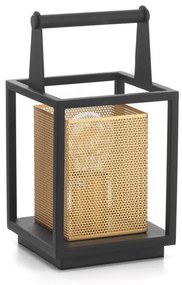 ONLI - Lampa stołowa MALIK 1xE27/22W/230V 29 cm złota/czarna