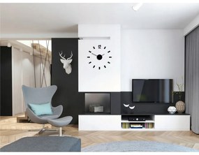 Zegar ścienny naklejany duży nowoczesny akrylowy na ścianę do kuchni salonu