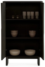 Czarna szafka 80x130x40 cm Solei – MOME