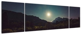 Obraz - nocne niebo (170x50 cm)