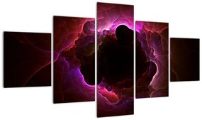 Obraz - abstrakcja chmur (125x70 cm)
