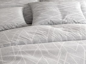 PrzytulneMieszkanie.pl PrzytulneMieszkanie.pl Kora Pościel z bawełny renforcé GRAY STRIPES szare Rozmiar pościeli: 70 x 90 cm | 140 x 200 cm