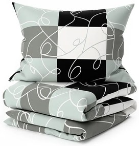 PrzytulneMieszkanie.pl PrzytulneMieszkanie.pl Bawełniana pościel KASPARO BLEND szara hotelowa kieszeń Rozmiar pościeli: 70 x 90 cm | 140 x 200 cm