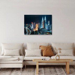 Obraz - Noc w Kuala Lumpur (70x50 cm)