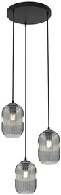 Nowoczesna lampa wisząca w stylu industrialnym - D163 Zinos 3X