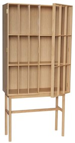 Witryna z drewna dębowego 80x170 cm Shoji – Hübsch