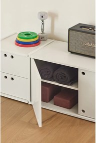 Kremowa szafka pod TV 157x42x40 cm Wally – Teulat