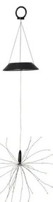 Ogrodowa lampa solarna LED z białymi diodami Star Trading Firework, wys. 50 cm