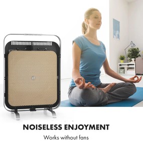 Klarstein HeatPal 1300W 6–12m² Promiennik podczerwieni Czarny