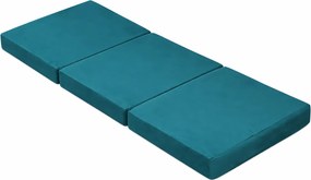 Materac 180/60 + Torba składany turystyczny tkanina Welur : Kolor tkaniny - VELVET - MG20, Rozmiar - 180/60/10, Typ tkaniny - Velvet